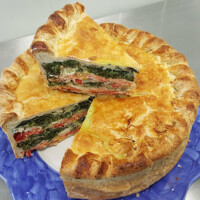 Fine Kettle Salmon Pie lunch