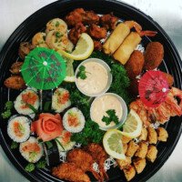 Fine Kettle assorted deep fried seafood tray catering