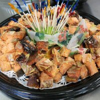 Fine Kettle cooked salmon tray catering