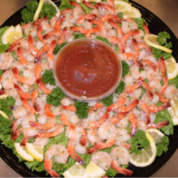Fine Kettle o Fish Cooked Shrimp party platter