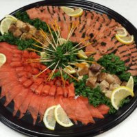 Fine Kettle o Fish smoked salmon platter