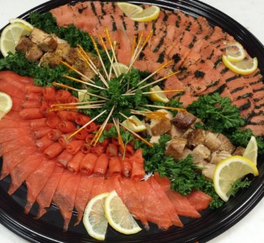 Fine Kettle o Fish smoked salmon platter