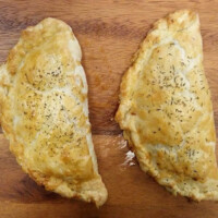 Fine Kettle salmon calzones lunch