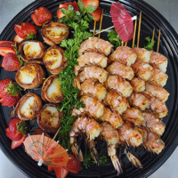 Fine Kettle shrimp and scallop tray catering