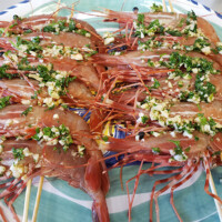 Fine Kettle shrimp ready for BBQ