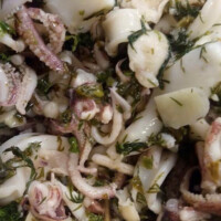 Fine Kettle squid salad
