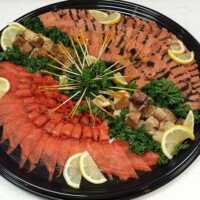Fine Kettle two kinds of salmon tray catering